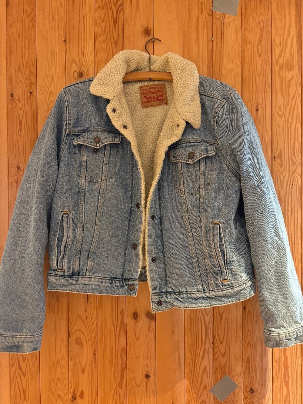Levi's Light Wash Jean Jacket with soft lining